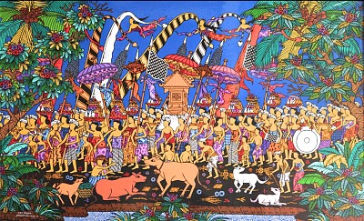 Bali procession jigsaw puzzle