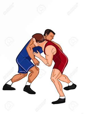 wrestling jigsaw puzzle