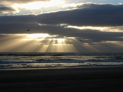 Amanecer en la costa