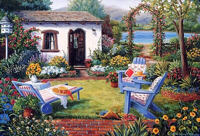 Casa con Jardin jigsaw puzzle