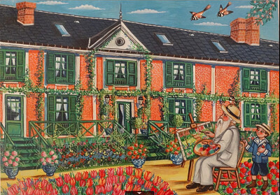 Monet à Giverny jigsaw puzzle