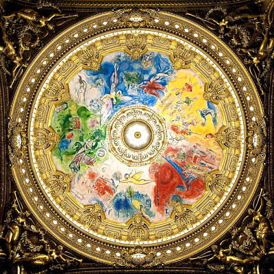 Chagall plafond de l 'opéra