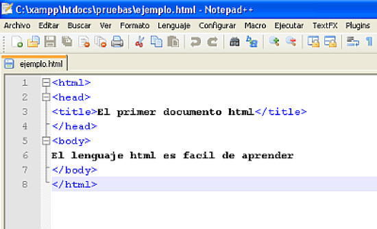 Estructura HTML
