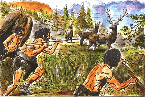 Caçadores Paleolítico
