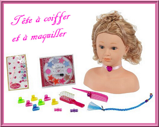 Tête à coiffer et à maquiller