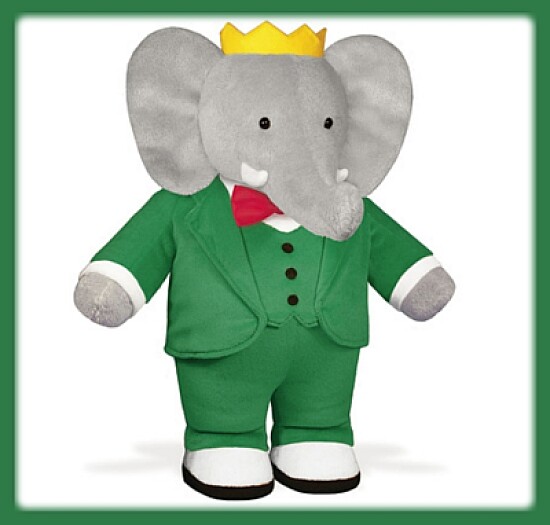 Babar en costume
