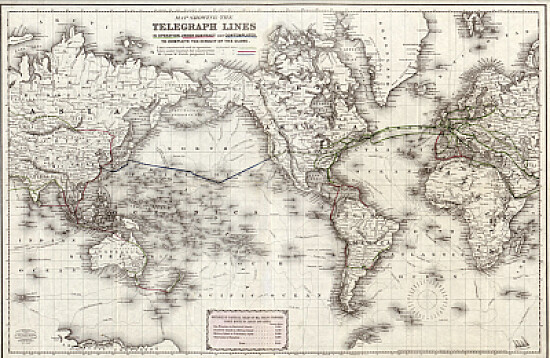 Historical Map of the World (1871)