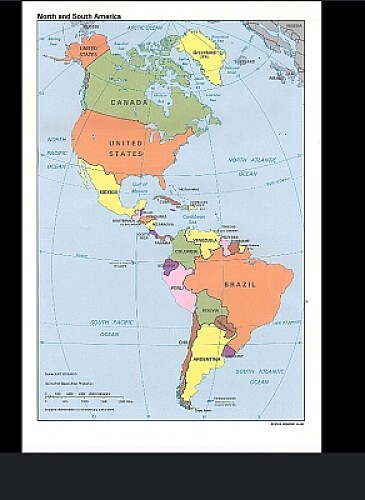 Mapa de América