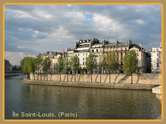 Île saint Louis, Paris