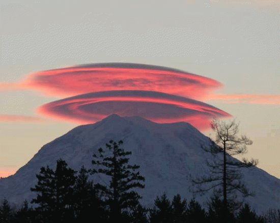 lenticular clouds