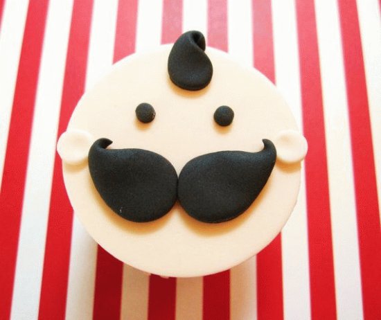 Barber Shop Cupcake