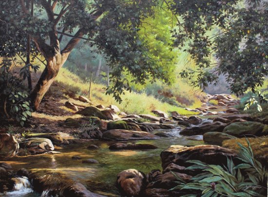 11. Paisaje. Pintura de JosÃ© Rosario
