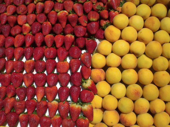 Fresas y Duraznos