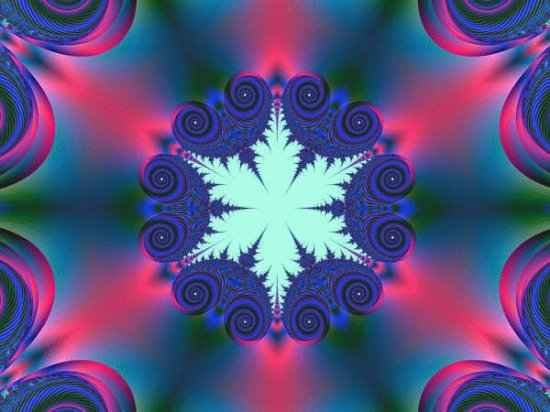 Pink-Blue Fractal