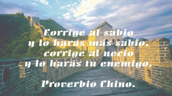 PROVERBIO CHINO 1.