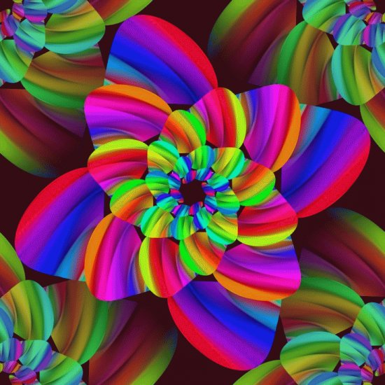 Rainbow Flowers