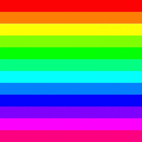 12 Colors top to Bottom
