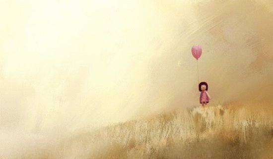 girl with globe
