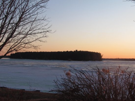 Beaubear 's Island NB at sunset