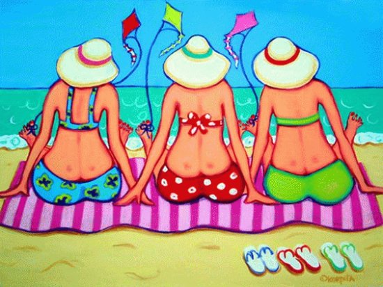 Woman on the Beach