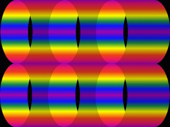 Degradado 3d- Cilindros.