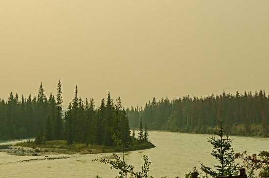 the Athabasca River Canada