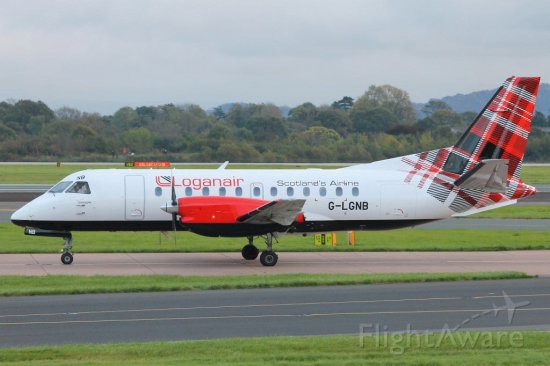Loganair Saab 340 Reino Unido