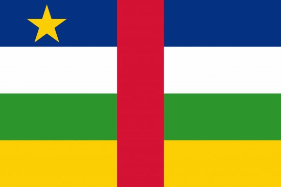 Central African Republic Flag