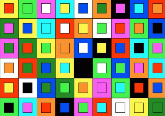 CarrÃ©s colorÃ©s