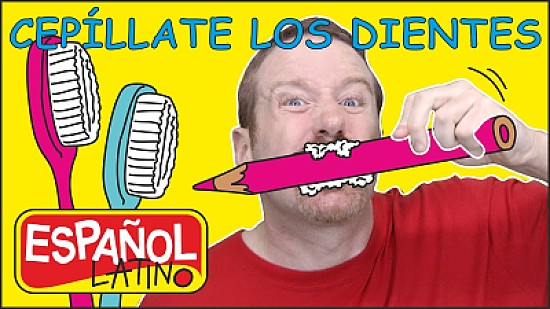 Steve lavando dientes