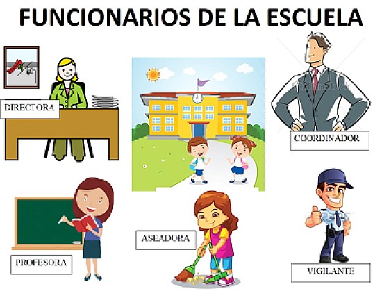 Funcionarios de la escuela