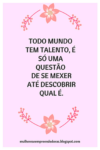Todos nÃ³s temos um talento