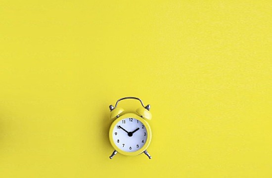 Yellow alarm clock
