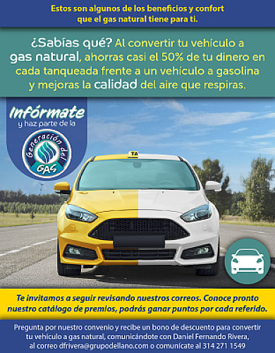 ConversiÃ³n de VehÃ­culos a Gas Natural