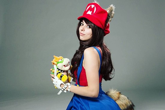 stuffed bowser in hands