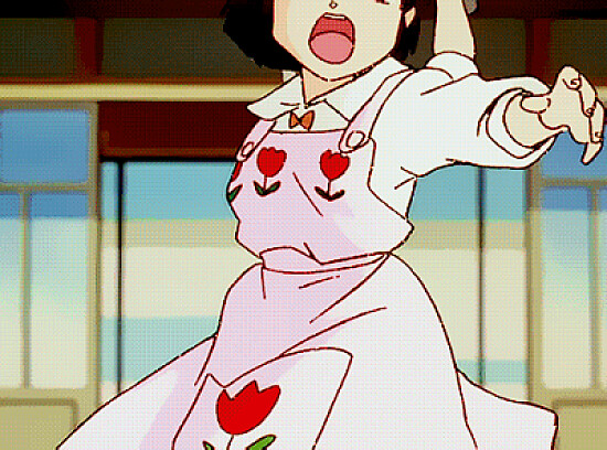 akane va a golpear a ranma con un sarten ranma 1/2