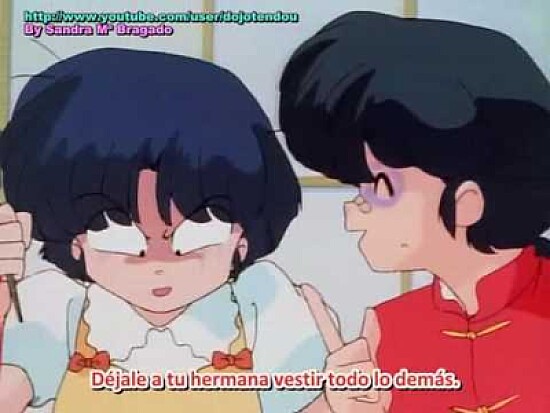 ranma dice que akane le entregue su ropa a nabiki