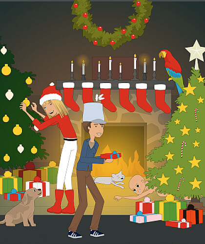 How many are there? Christmas Scene