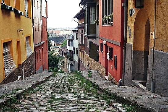GÃ¼l Baba Street in Budapest