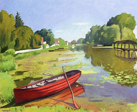Marquet la barque rouge