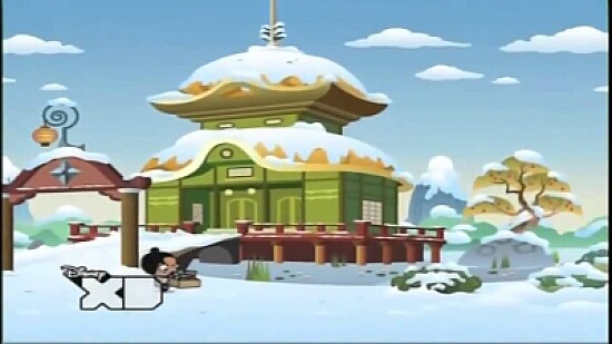 chang va a dejar comida afuera de su casa pucca