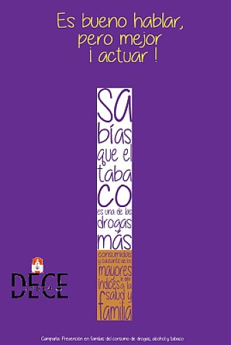 Prevención de consumo de alcohol, tabaco y drogas