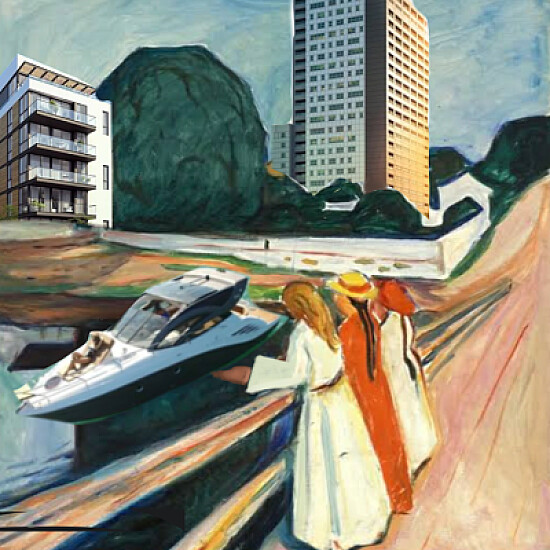 Releitura da obra Sem título de Edvard Munch