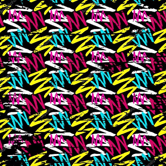 Graffiti psychedelic abstract color