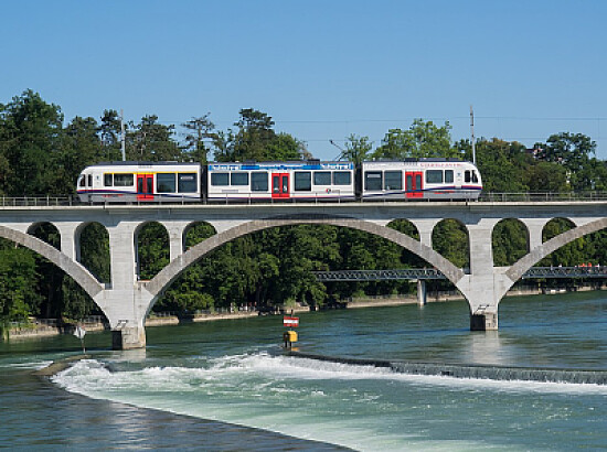 Railroad Bridge Reuss Bremergarten Switz