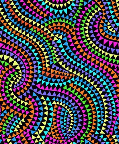 colorful triangles