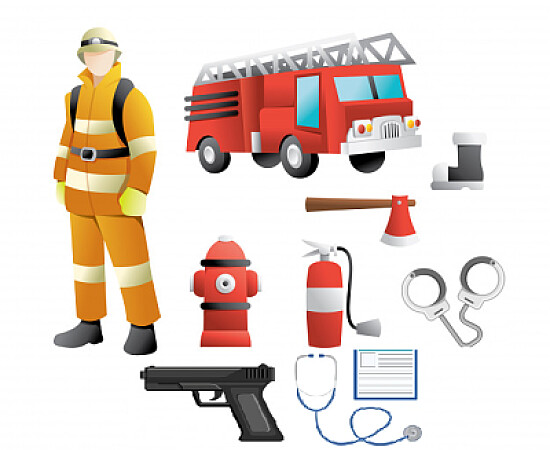 herramientas de bomberos