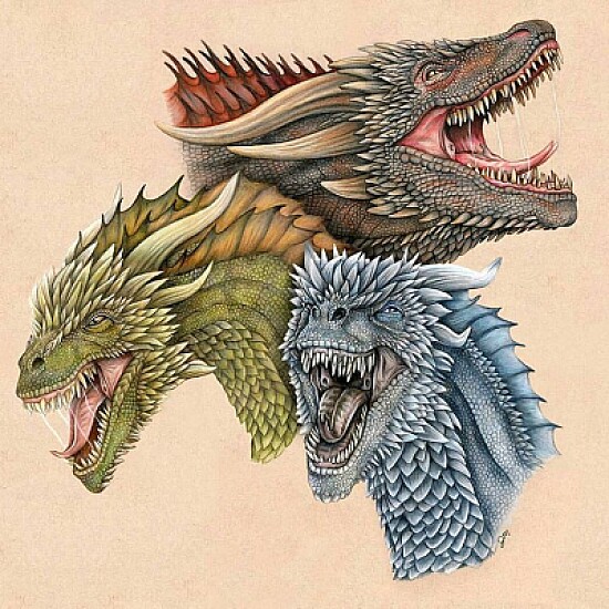 Drogon Viserion Rhaegal
