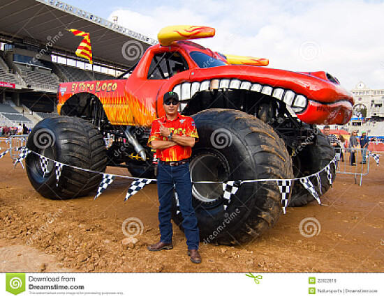 colorful monster truck