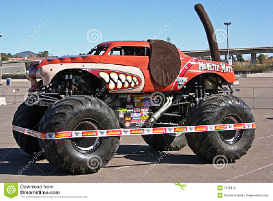 colorful monster truck